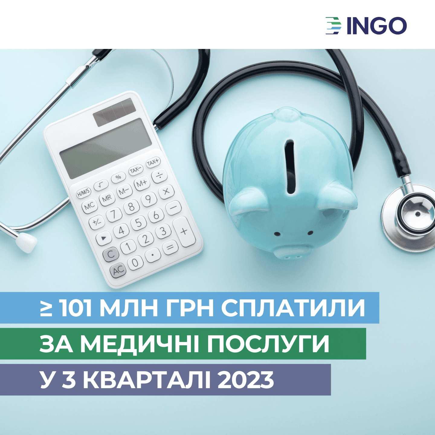 Более 101 млн грн оплатила «ИНГО» за медицинские услуги застрахованных в 3-м квартале 2023 года